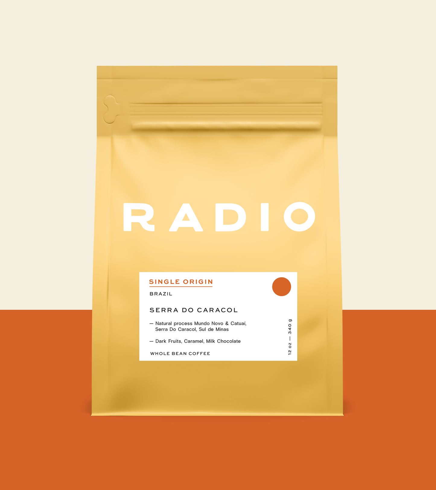 Brazilian Serra do Caracol Whole Bean Coffee from Radio Roasters Coffee