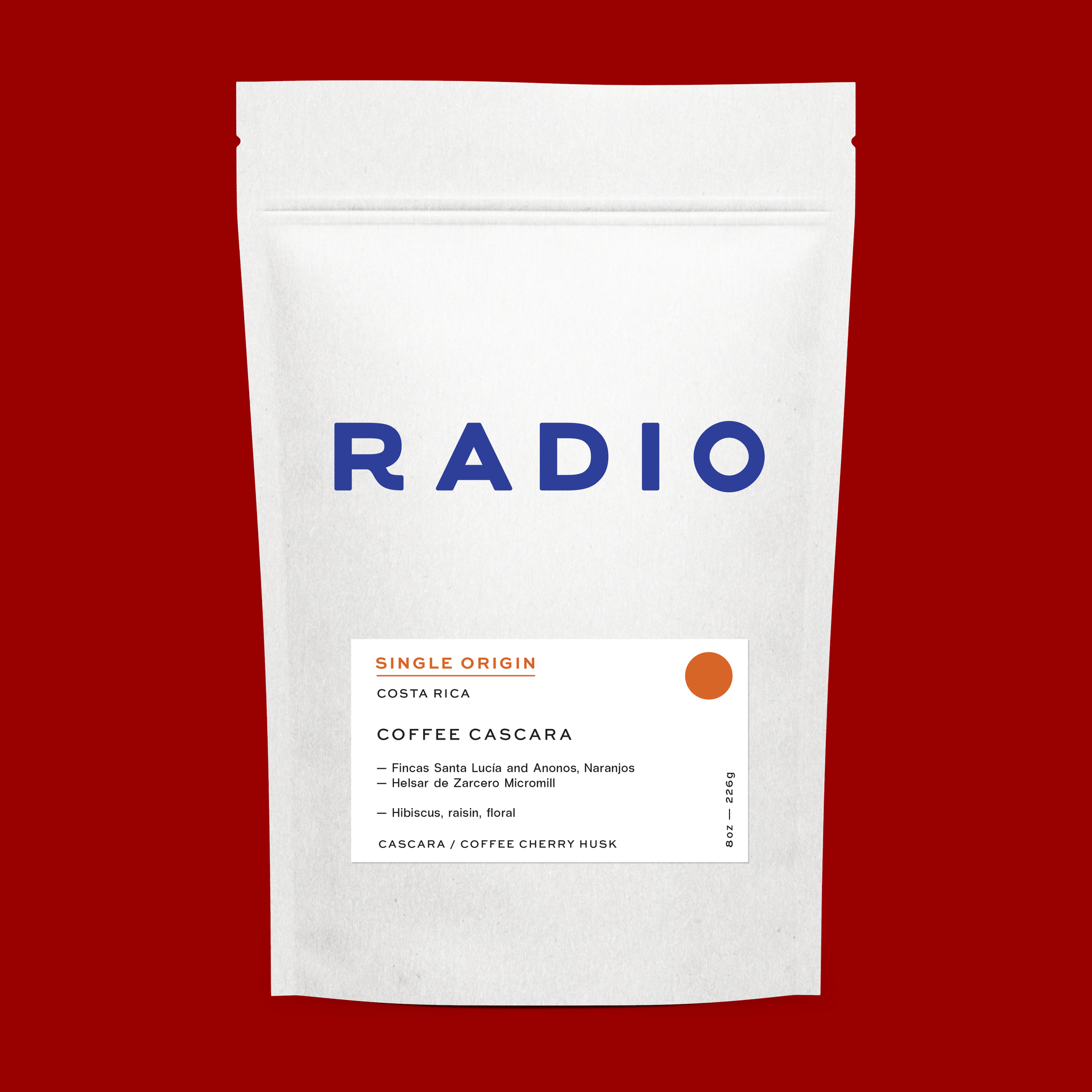 Costa Rican Coffee Cascara from Radio Roasters Coffee