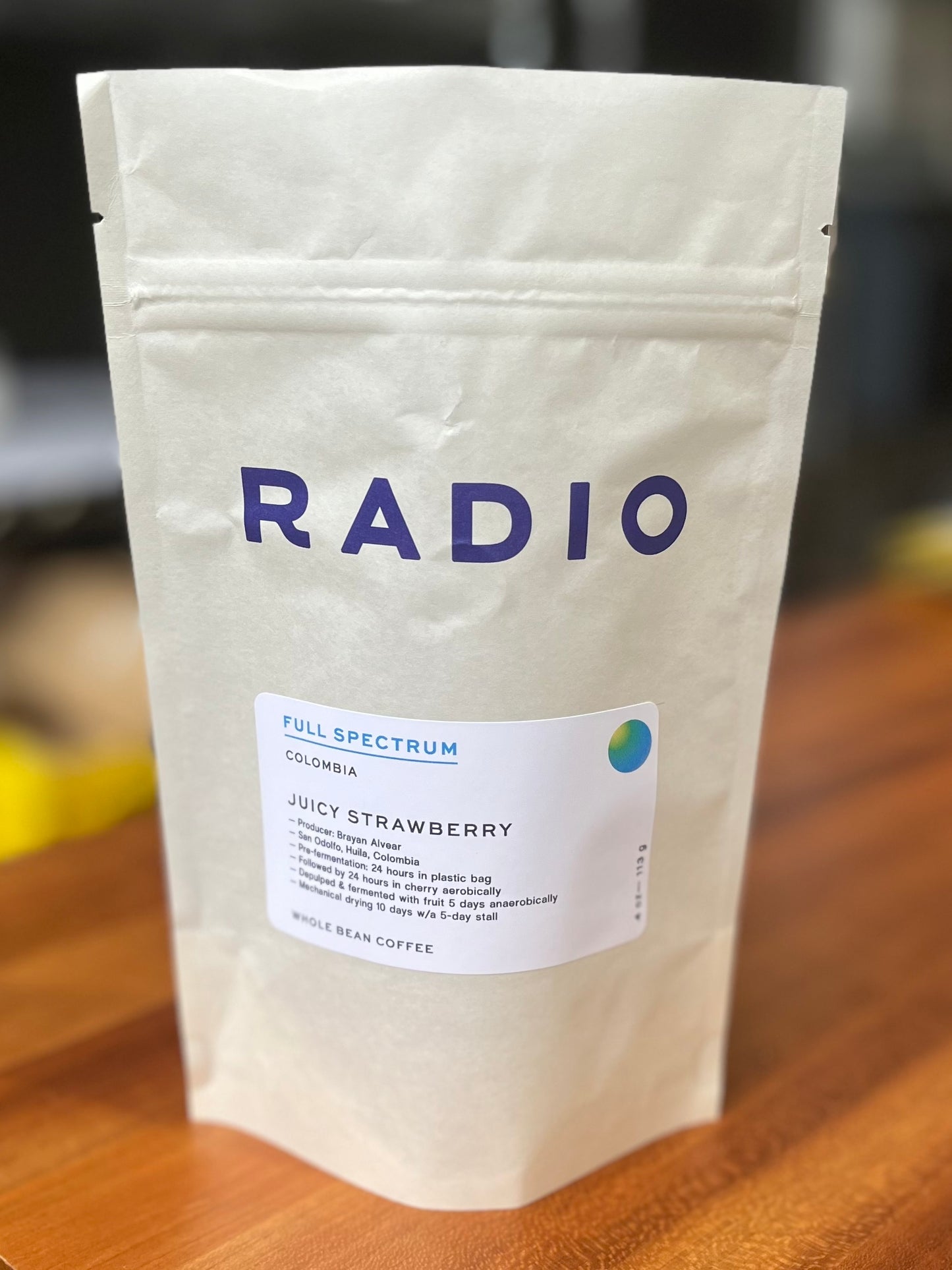 Full Spectrum Series: Juicy Strawberry Whole Bean Coffee from Radio Roasters Coffee