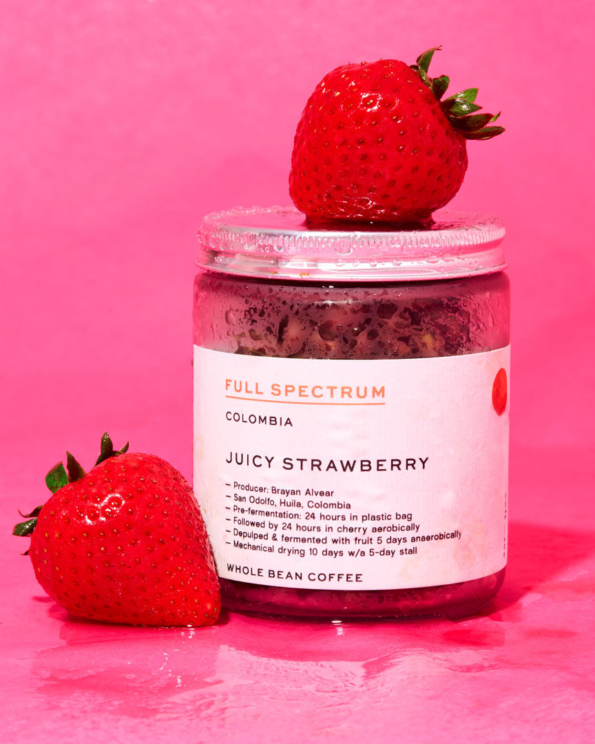 Full Spectrum Series: Juicy Strawberry Whole Bean Coffee from Radio Roasters Coffee
