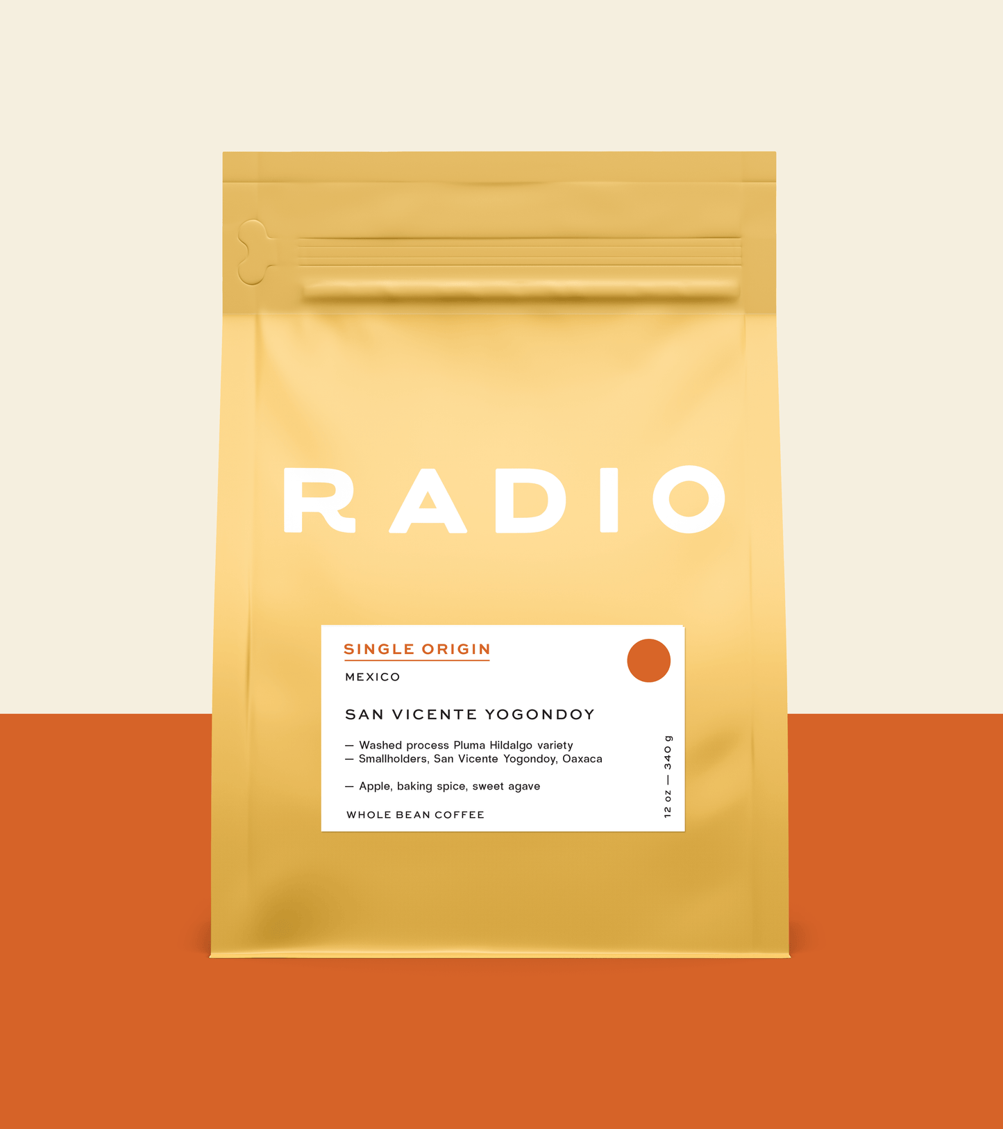 Mexican San Vicente Yogondoy Whole Bean Coffee from Radio Roasters Coffee