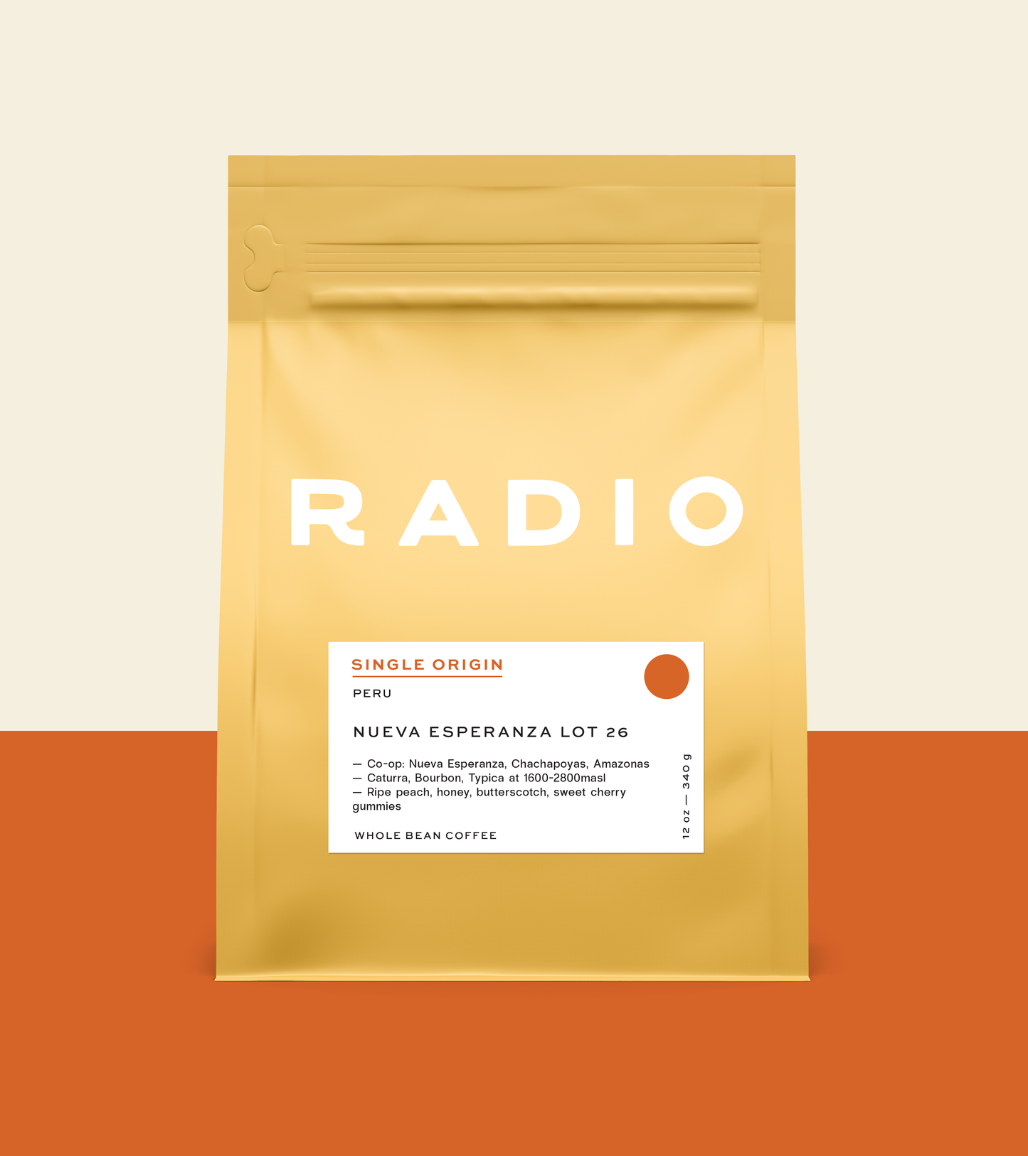 Peru Nueva Esperanza Amazonas Whole Bean Coffee from Radio Roasters Coffee