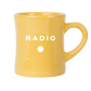 Yellow Radio Diner Coffee Mug from Radio Roasters Coffee