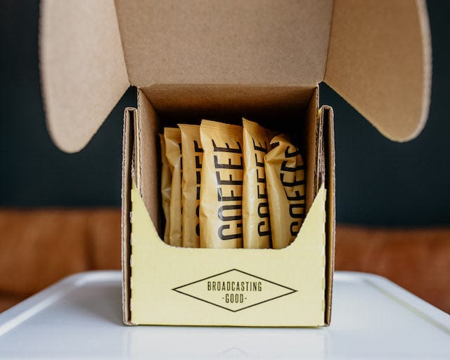 Radio Roasters Coffee Coffee 10 pack box Steeped Coffee Bag: Hi/Fi Blend