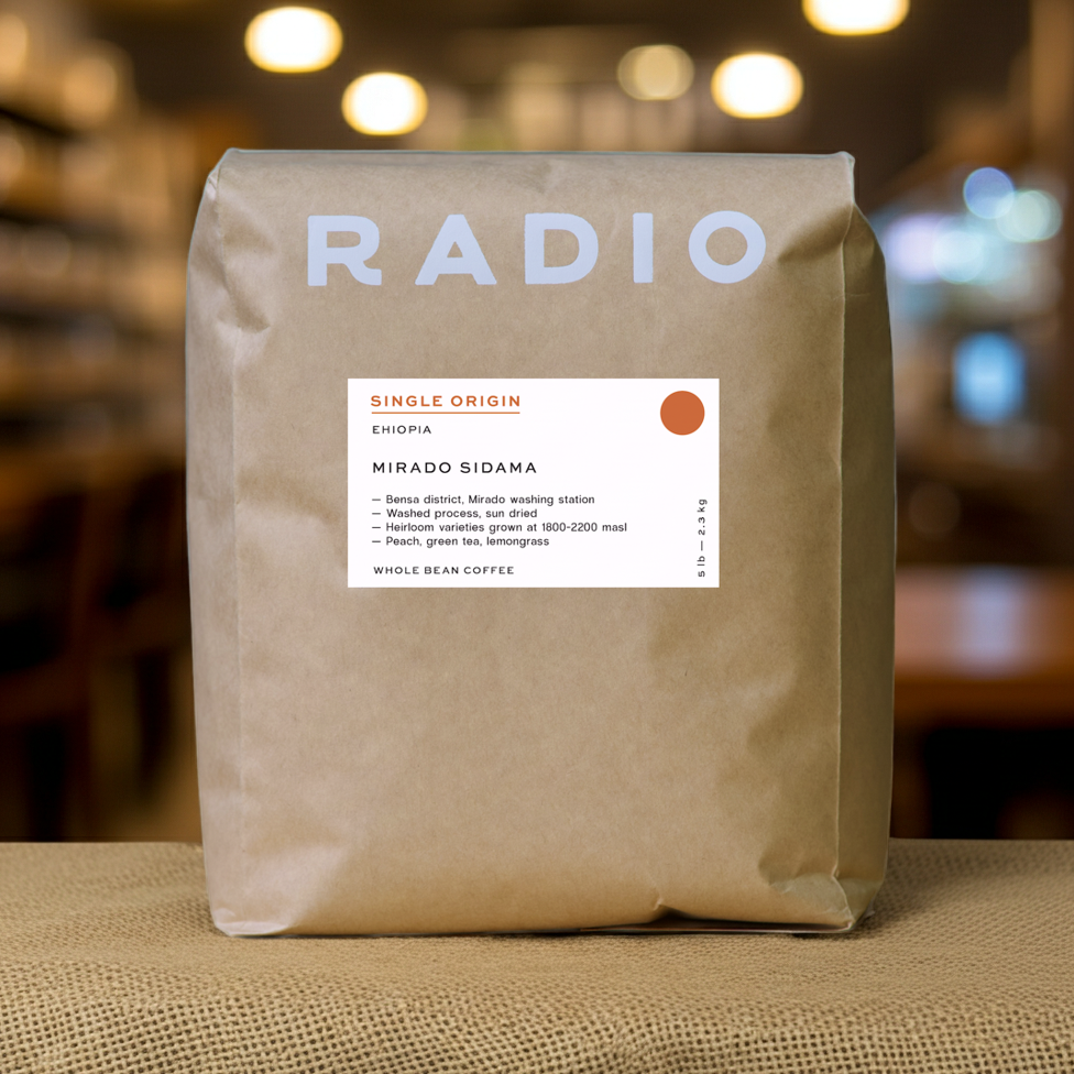 Ethiopia single origin Sidama whole bean coffee