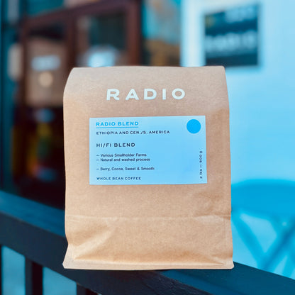 Ethiopia & Central America Whole Bean Coffee Blend - HI-FI - Radio Roasters 