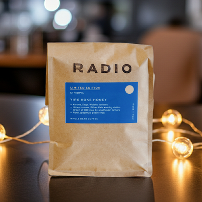 Ethiopia Honey processed whole bean coffee