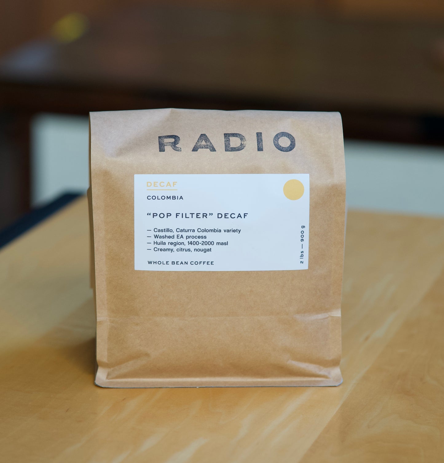 Colombia: Pop Filter Decaf