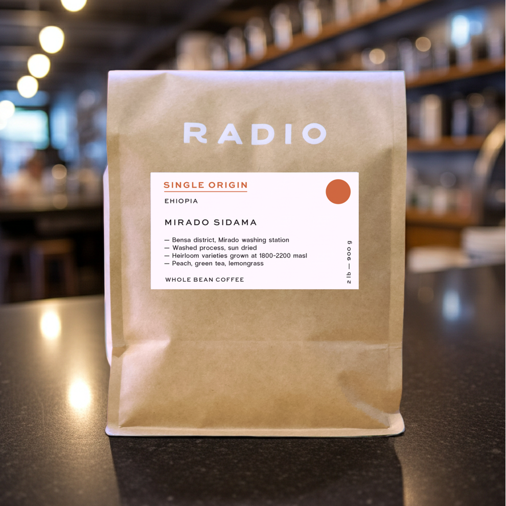 Ethiopia single origin Sidama whole bean coffee