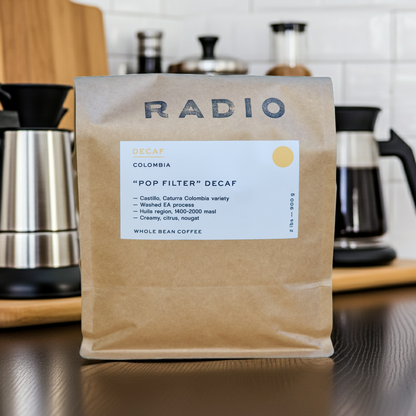  Decaf Coffee -  Colombia, from Radio Roasters Coffee