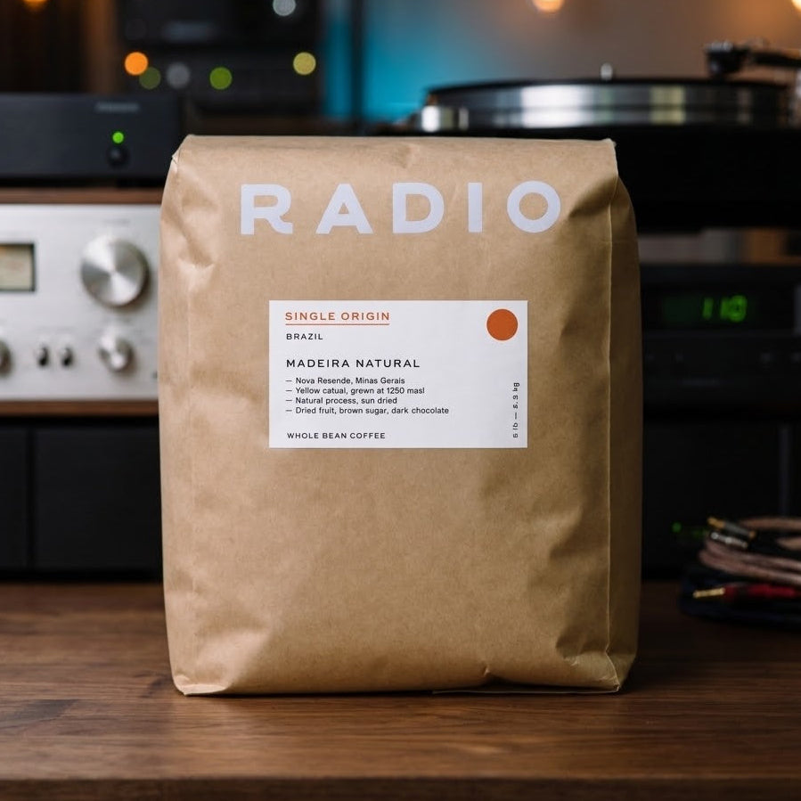 Whole bean brazil natural coffee single origin