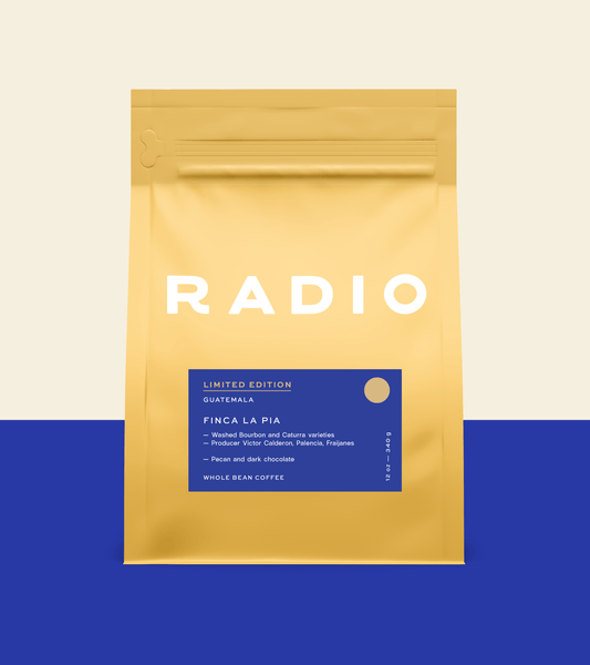 Guatemalan La Pia Whole Bean Coffee from Radio Roasters Coffee
