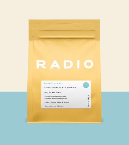 Hi/Fi Blend Whole Bean Coffee from Radio Roasters Coffee