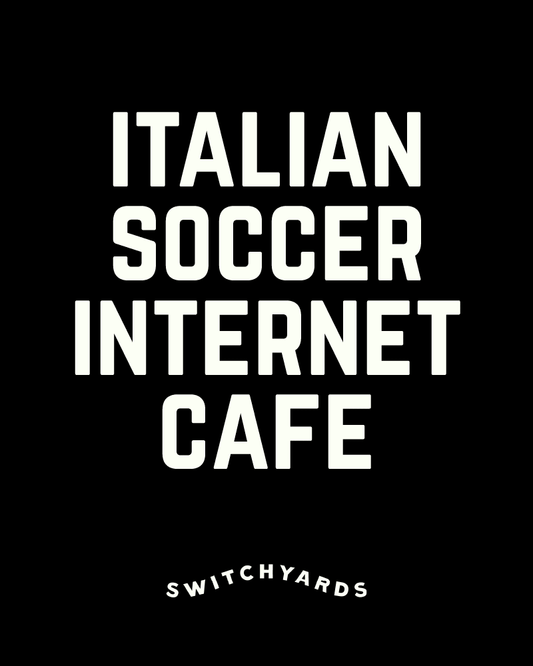 Italian Soccer Internet Café from Radio Roasters Coffee