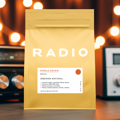 Brazil natural coffee whole bean