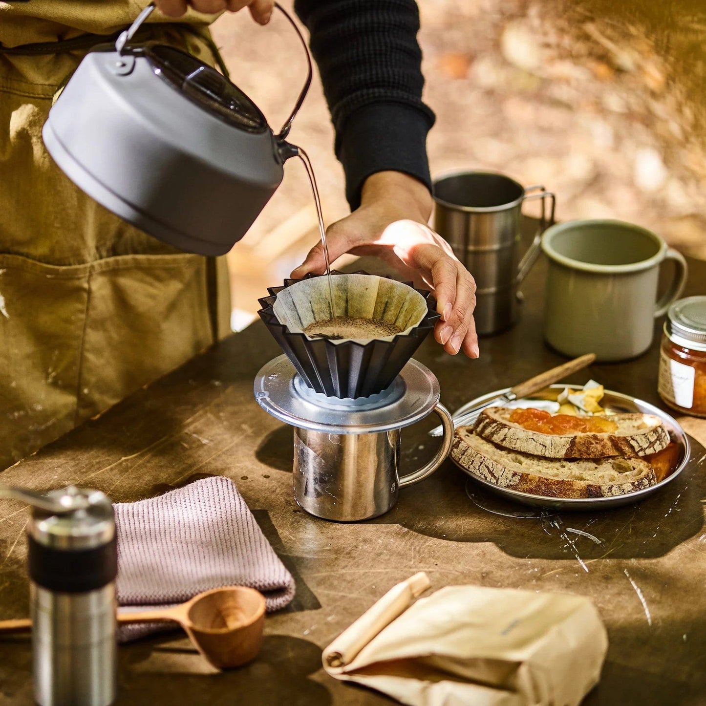 ORIGAMI Air S Coffee Dripper + Resin Holder from Radio Roasters Coffee