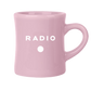 Pink Radio Diner Coffee Mug from Radio Roasters Coffee
