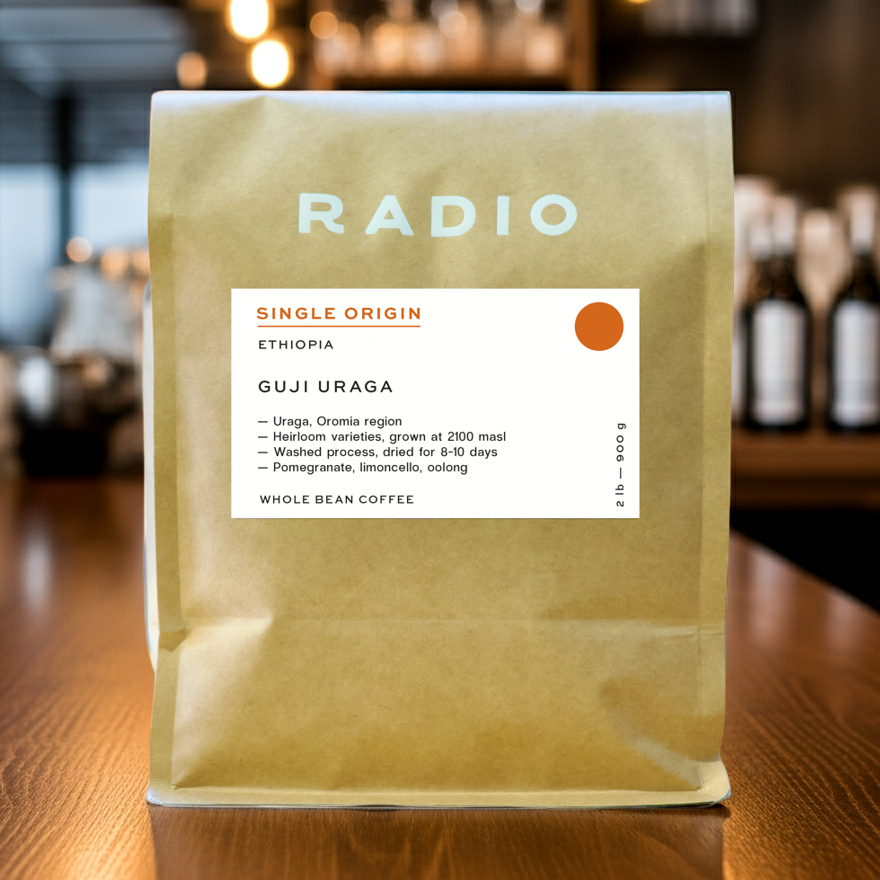 Guji Uraga Ethiopian whole bean coffee single origin