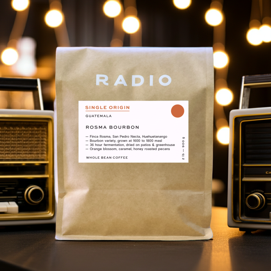 Guatemala bourbon whole bean coffee