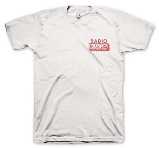 Radio Roasters Coffee Merchandise S White Radio Roasters Tee