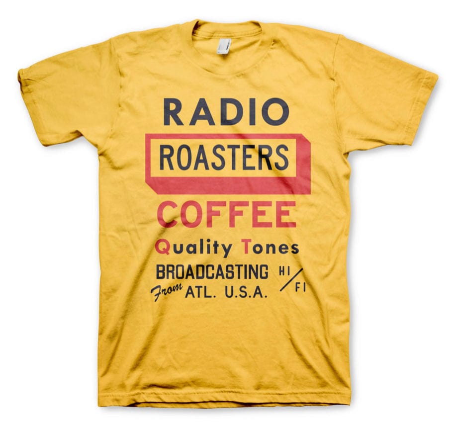 Radio Roasters Coffee Shirts & Tops S Radio Quality Tones Tee
